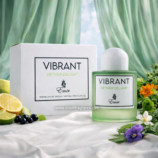 Vibrant Vetiver Delight Eau de Parfum 100ml by Emir