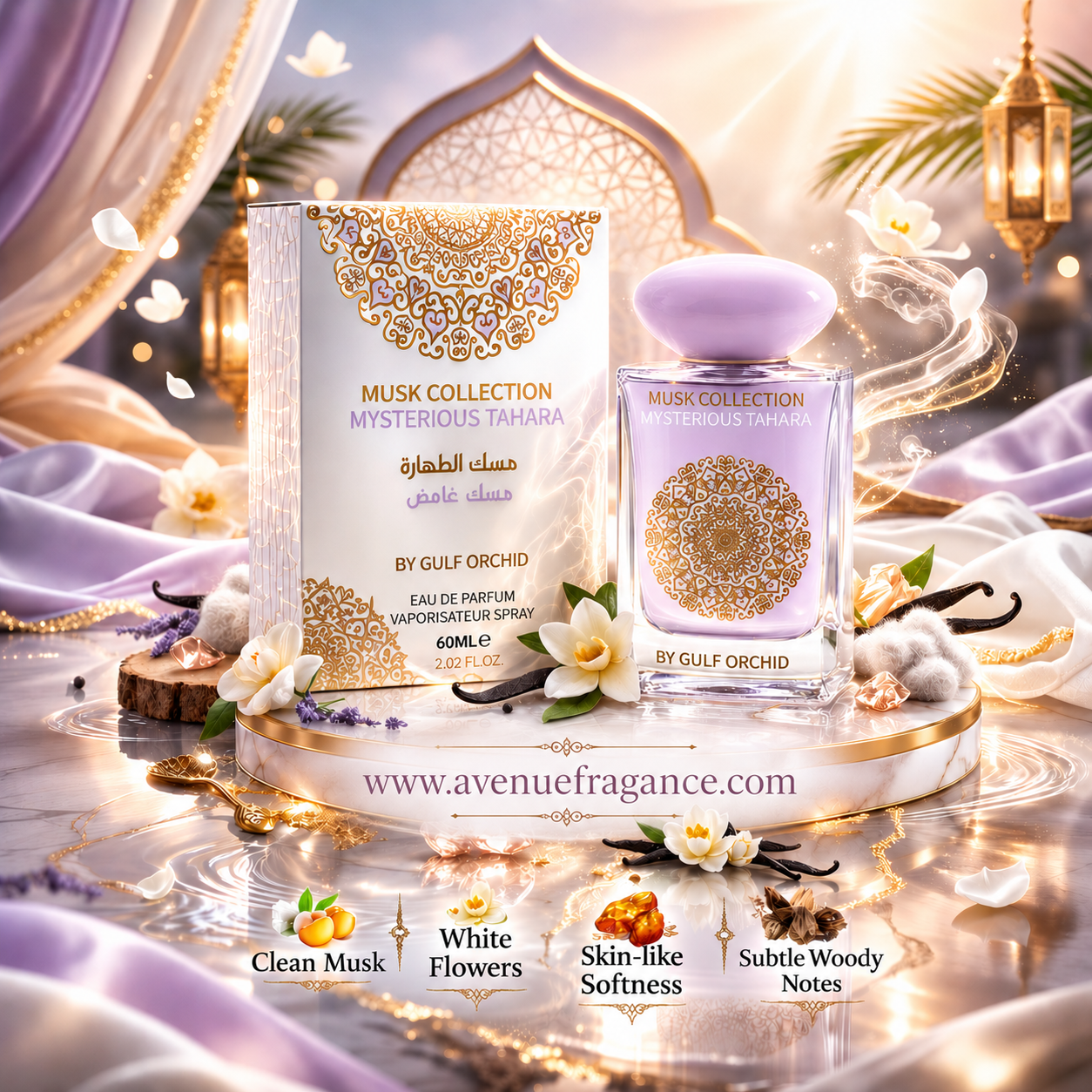 Mysterious Tahara Eau de Parfum 60ml by Gulf Orchid