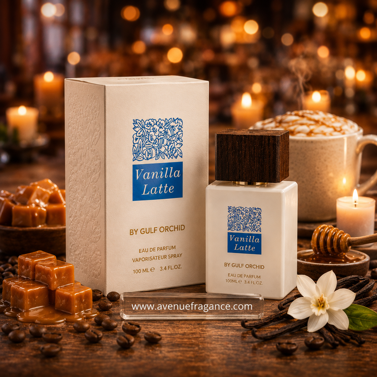 Vanilla Latte Perfume Eau de Parfum 100ml by Gulf Orchid