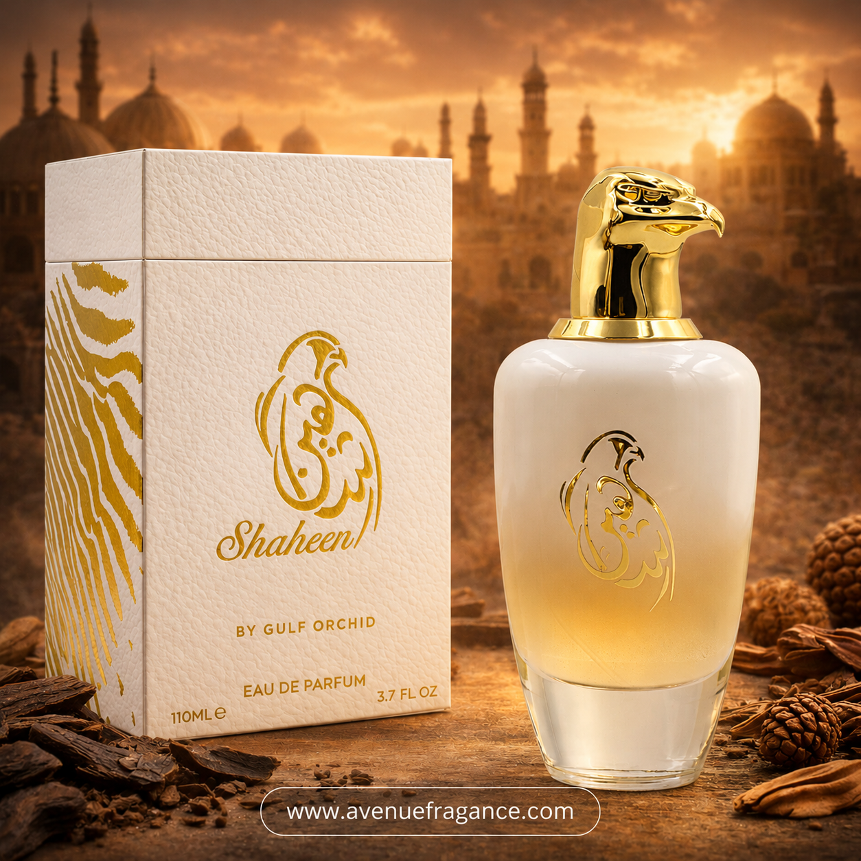 Shaheen White Eau de Parfum 110ml by Gulf Orchid
