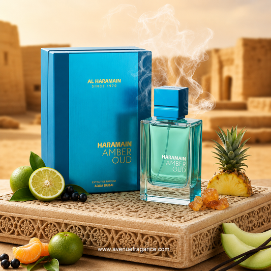Amber Oud Aqua Dubai Extrait De Parfum 100ml by Al Haramain