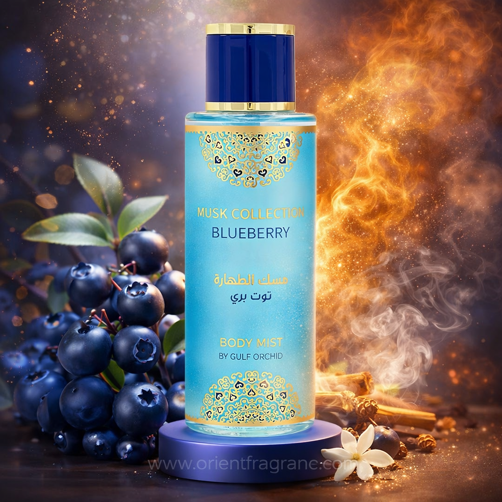 Musk Blueberry Body Mist 250ml by Gulf Orchid