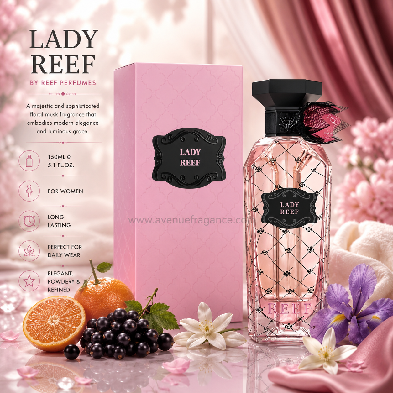 Lady Reef Eau de Parfum 150ml by Reef Perfumes
