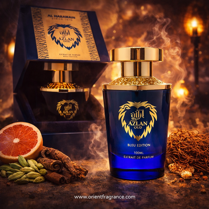 Azlan Oud Bleu Edition Extrait de Parfum 100ml by Al Haramain