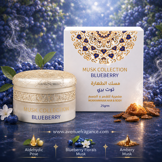Musk Collection Blueberry Mukhmariya 25g by Gulf Orchid