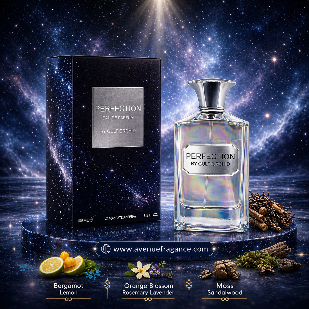 Perfection Perfume Eau de Parfum 105ml by Gulf Orchid