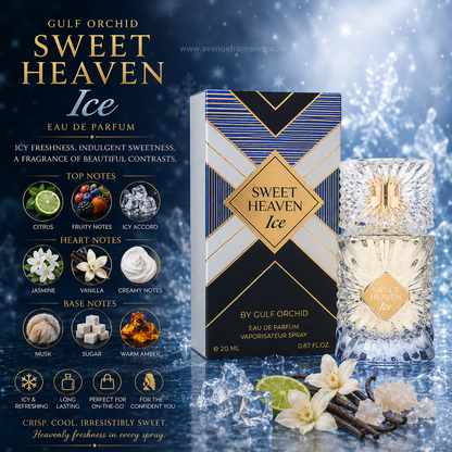Sweet Heaven Ice Eau de Parfum 20ml by Gulf Orchid