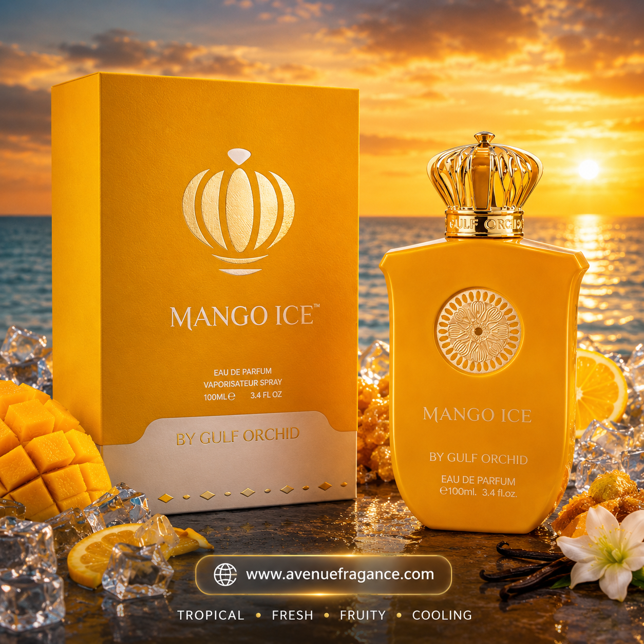Mango Ice Eau de Parfum 100ml by Gulf Orchid