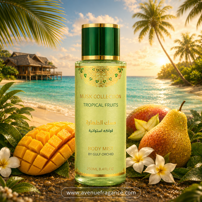 Musk Collection Tropical Fruits Body Mist 250ml by Gulf Orchid