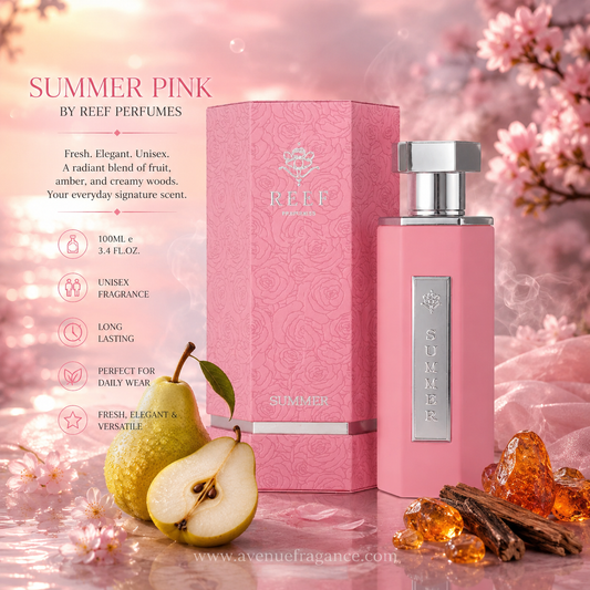 Summer Pink Eau de Parfum 100ml by Reef Perfumes