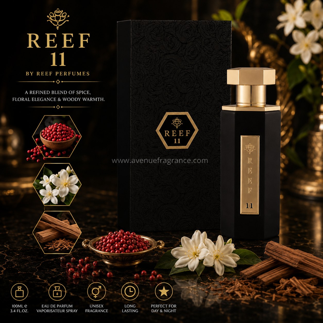 Reef 11 Eau de Parfum 100ml by Reef Perfumes