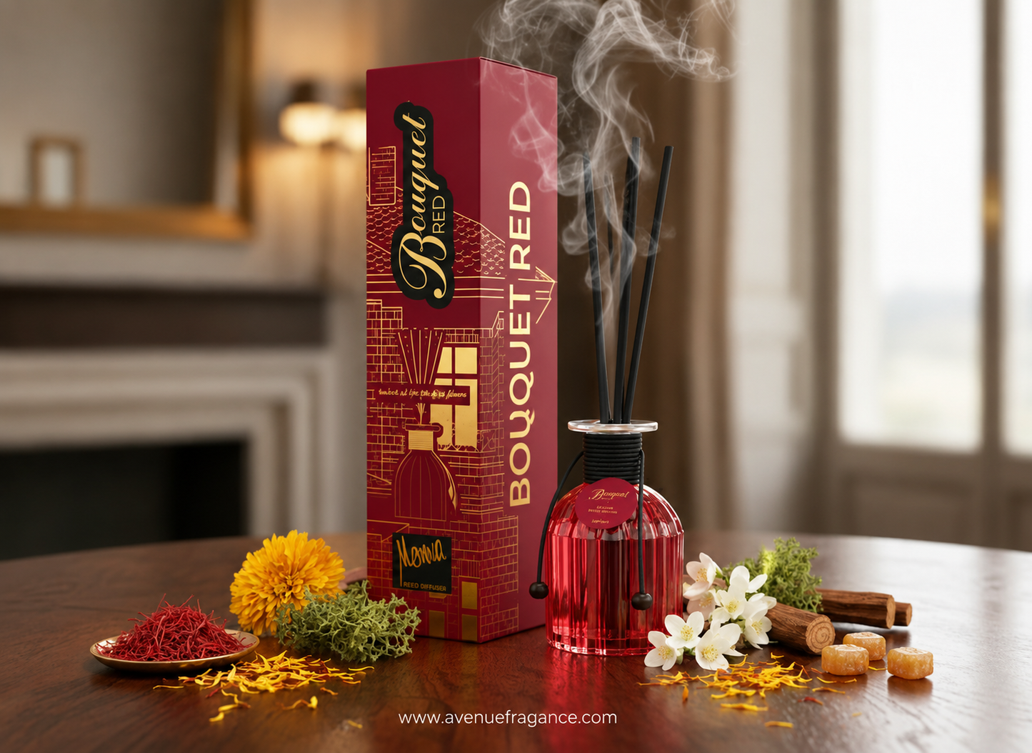 Memwa Bouquet Red Diffuser 100ml by Gulf Orchid