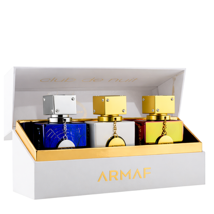Club De Nuit 3 x 30ml Parfum Spray Gift Set by Armaf