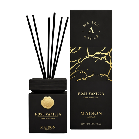 Rose Vanilla Reed Diffuser 250ml by Maison Asrar