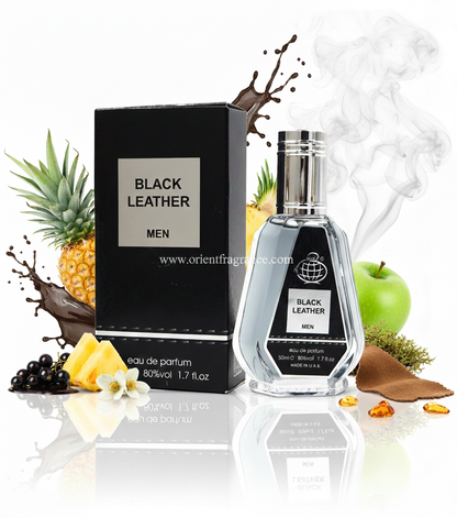 Black Leather Eau de Parfum 50ml by Fragrance World