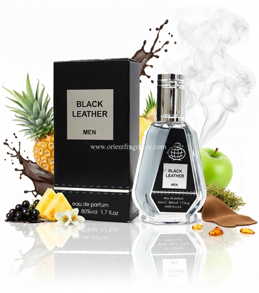 Black Leather Eau de Parfum 50ml by Fragrance World